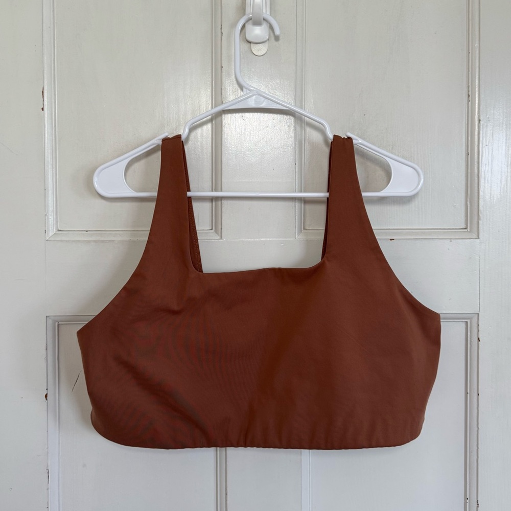 Girlfriend‎ Collective rust brown Tommy sports bra size 4XL